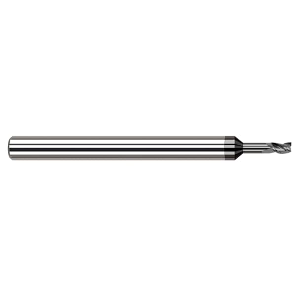 Miniature End Mill - 3 Flute - Square, 0.0620" (1/16)